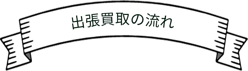 出張買取の流れ