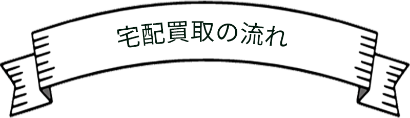 宅配買取の流れ